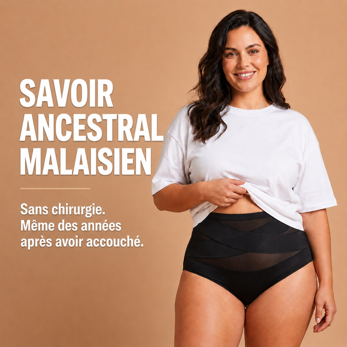 Culotte Gainante Taille Haute