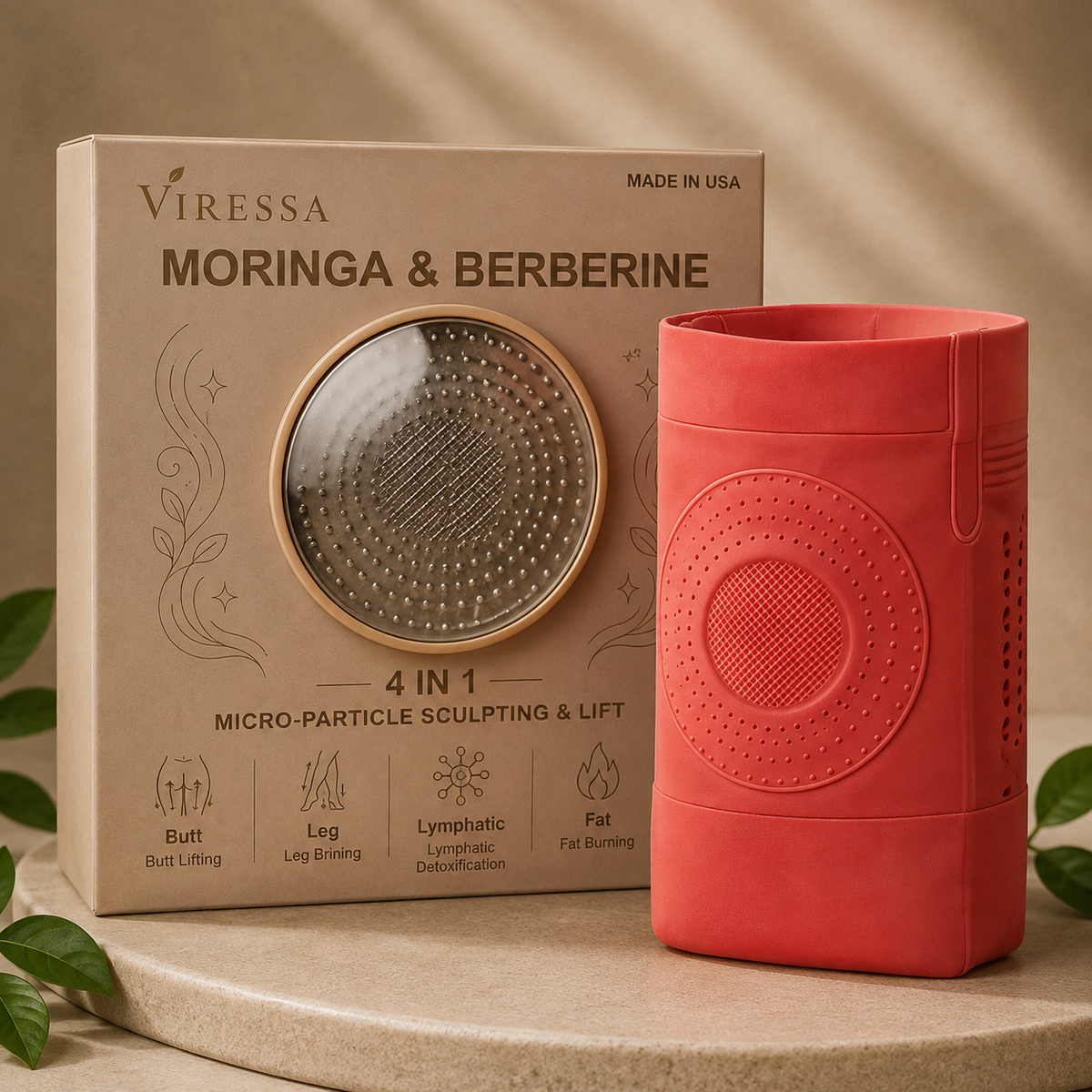 Viressa® Short Brûle-Graisses Moringa & Berbérine, Le short 4-en-1